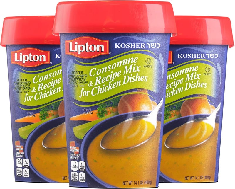 Gefen Lipton Consomme Chicken Style Soup & Seasoning Mix (3 Pack) - Image 1